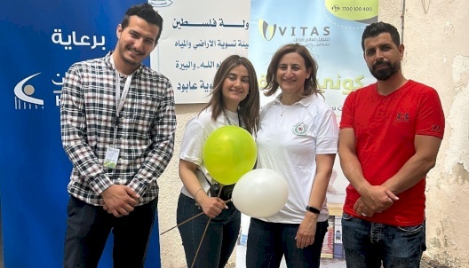 فيتاس فلسطين تشارك في المبادرة   الطلابية المجتمعية ضمن مشروع ابداعات شبابية